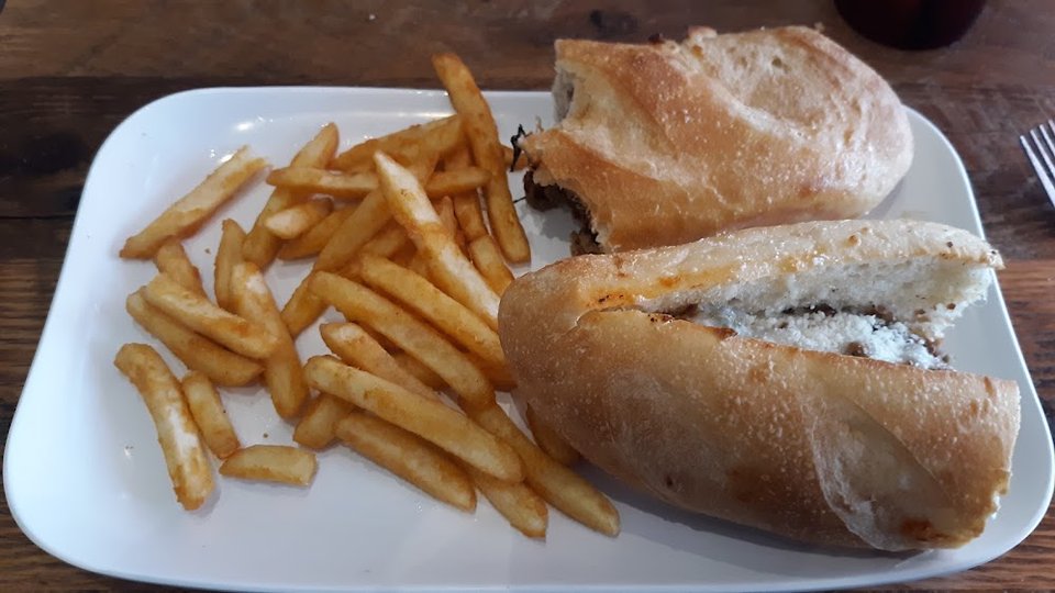Utica Greens Steak Sub