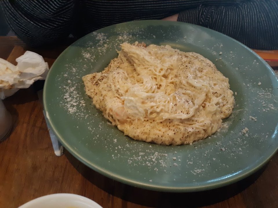 Fettuccini Alfredo with Shrimp