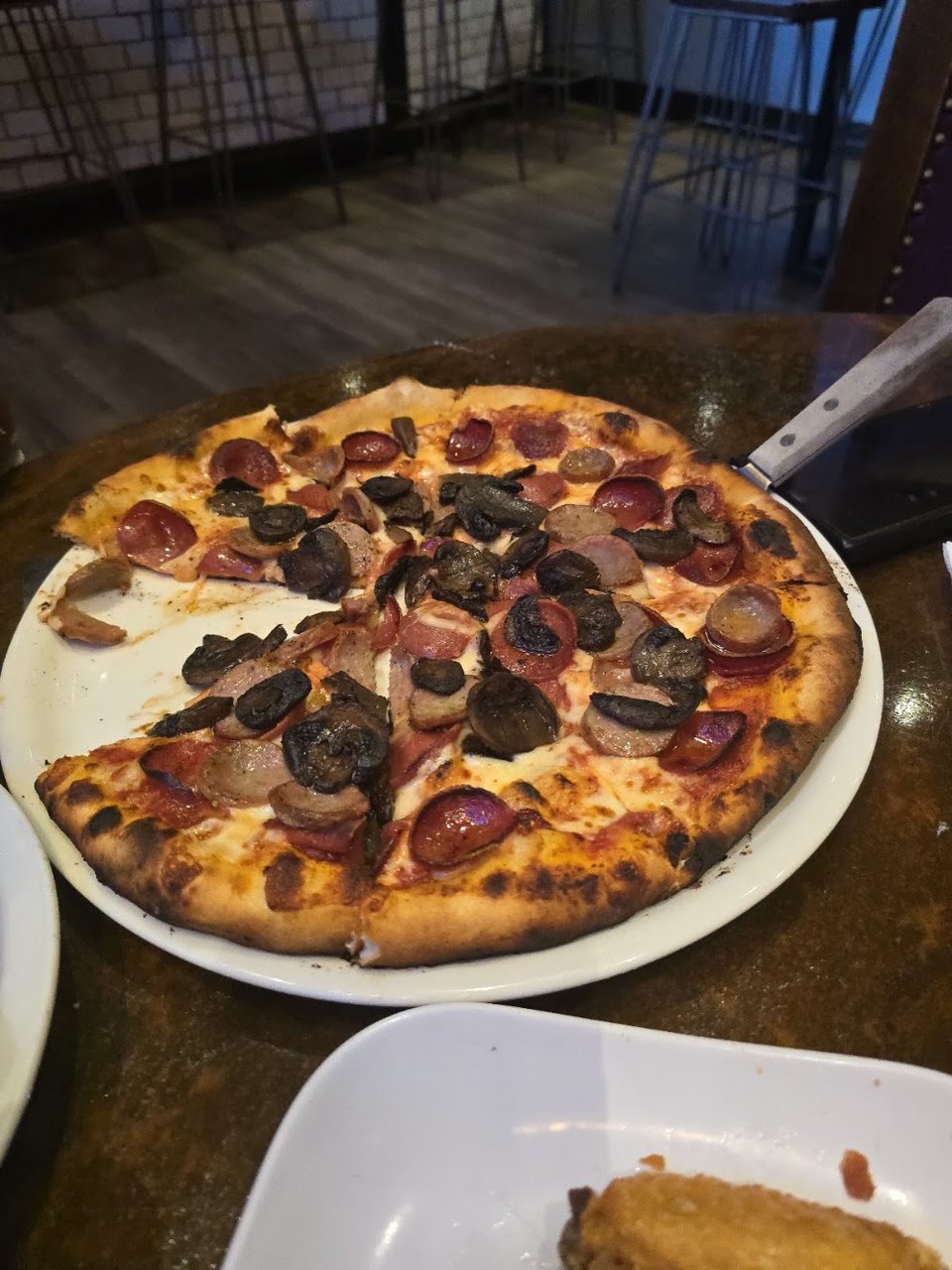 Cup & Char Pepperoni Wood Fire